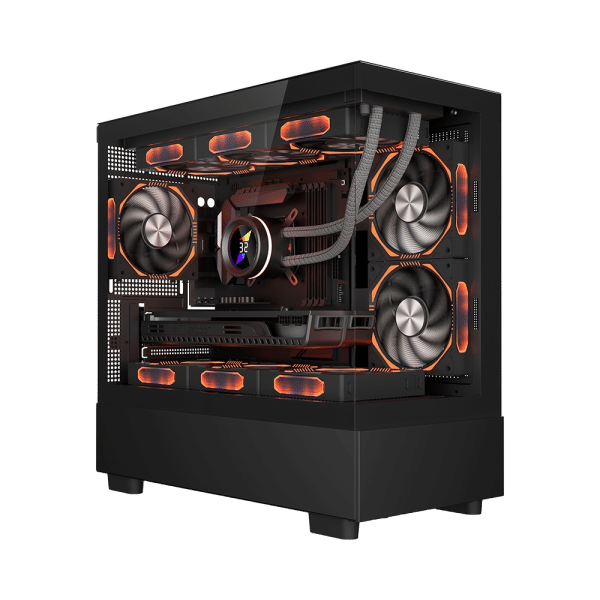 Sistem Desktop PC Gaming BXG-i5F5050 Black Edition | Intel® Core™ i5-14400F | RTX 5050 8GB | 32GB DDR4 | 1TB NVMe | Windows 11 PRO