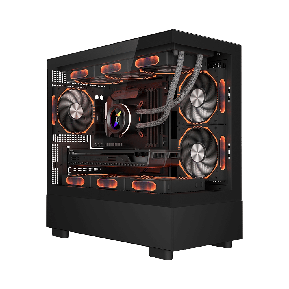 Sistem Gaming BXGPC Elite White – Intel i5-14400F, RTX 5060, 16GB RAM, 1TB SSD