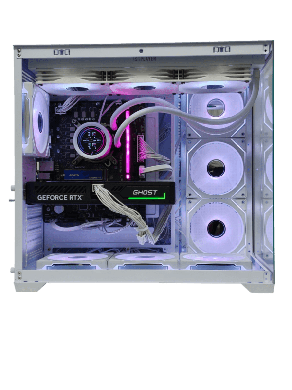 Sistem Gaming BXGPC Elite White – Intel i5-14400F, RTX 5060, 16GB RAM, 1TB SSD