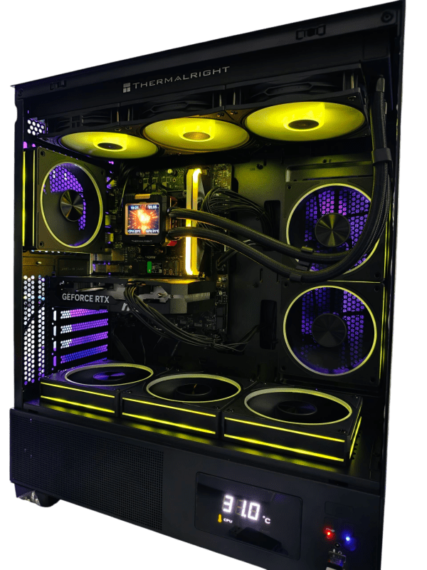 PC Gaming BXGPC Kian Ultra – Intel i5-14400F | MSI RTX 5060 Shadow 2X 8GB | 32GB RAM | SSD 1TB NVMe | AIO 360mm LCD