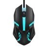 Mouse de gaming X1, iluminare multicolor, design ergonomic, negru