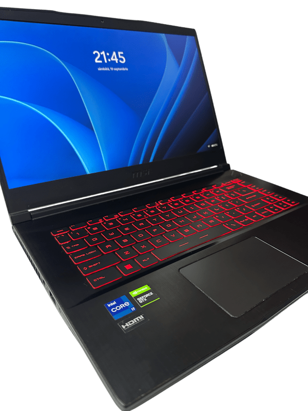 Laptop Gaming MSI GF63 – Intel i7-11800H | GTX 1650 | 16GB RAM | SSD 500GB